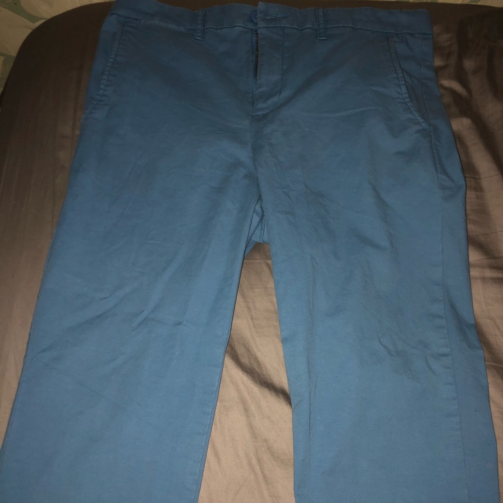 Blue khakis
